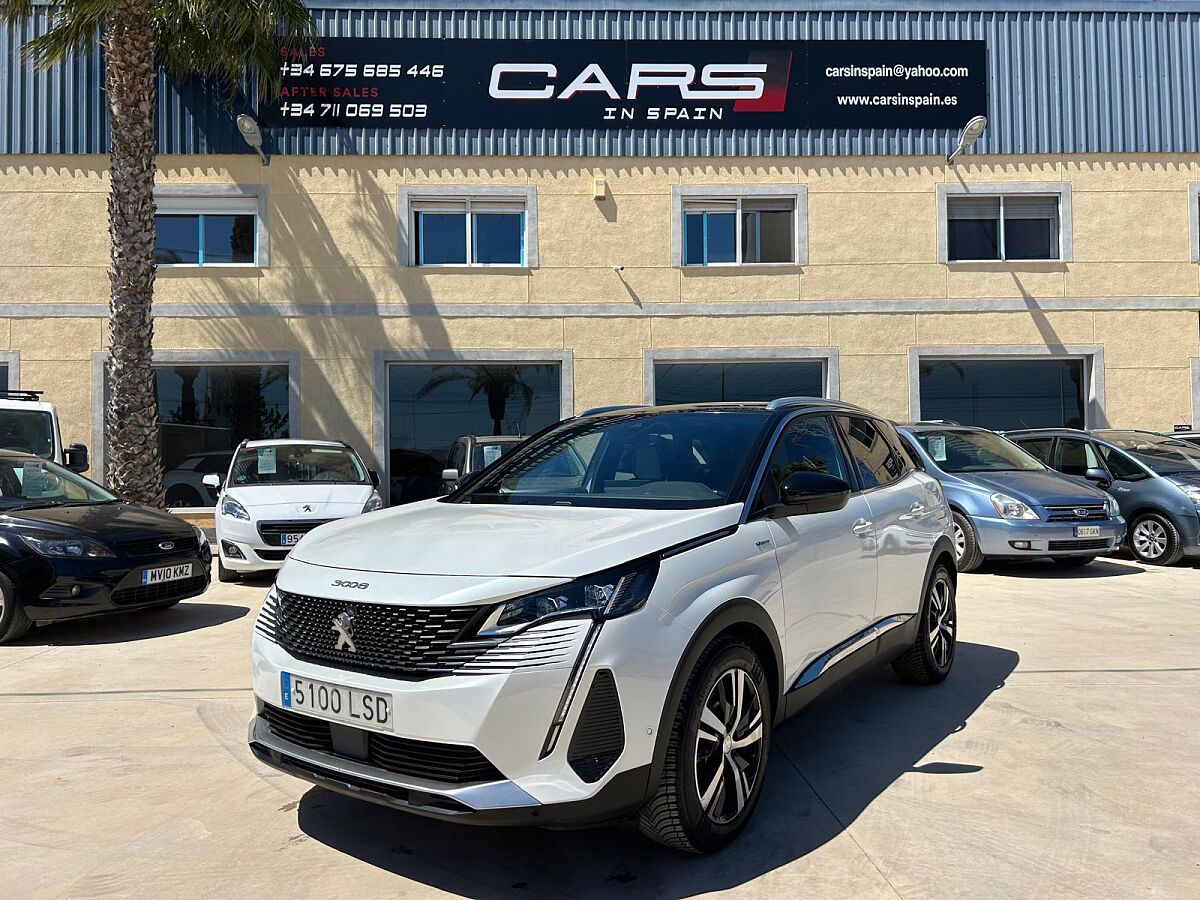 PEUGEOT 3008 GT 1.6 PHEV AUTO SPANISH LHD IN SPAIN 47000 MILES 1 OWNER 2021